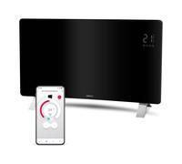 Radiateur Intelligent Wi-fi En Verre - Sencor - Scf 4741bk - 2400 W - 2 Niveaux - Thermostat - Noir SENCOR