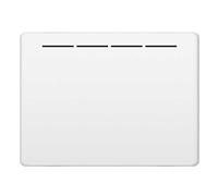 Radiateur ?lectrique ? inertie TANA Blanc Fonte 1000W