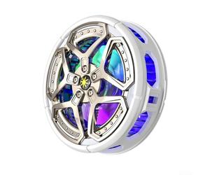 Radiateur magnétique pour téléphone portable pour un refroidissement efficace dans des situations de forte demande (Blanc (pas de gel)