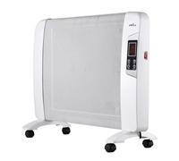 Radiateur Mica Manteau 2 000 W 1 élément blanc avec télécommande Minuterie Affichage Thermostat Reg.54 x 82,5 x 27 cm