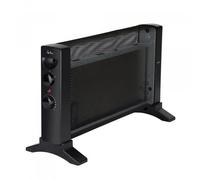 Jata Radiateur de chauffage Noir 55 x 20 x 31.5 cm Alliage acier