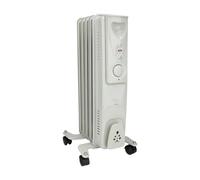 Voltman Radiateur mobile bain d'huile 1000 W Blanc