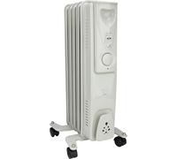 Radiateur mobile bain d'huile 1000W - blanc - Voltman