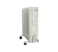 Voltman Radiateur bain d'huile mobile Blanc 1000/2000/2500 W (2000 W)