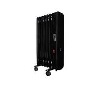 Radiateur mobile bain d'huile CosyOil 1500W - façade verre trempé - Voltman