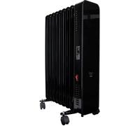 Radiateur mobile bain d'huile CosyOil 2000W - façade verre trempé - Voltman