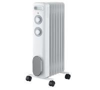Radiateur mobile bain d'huile - THOMSON - CALISTA 2000W - blanc