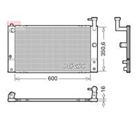 Radiateur moteur DENSO DRM50133