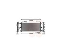VAN WEZEL - Radiateur refroidissement moteur 17002453 - Réf. 17002453