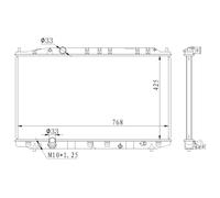 Radiateur moteur NRF 59225