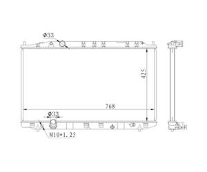 Radiateur moteur NRF 59225