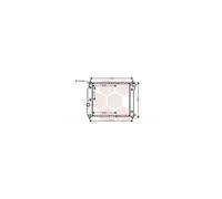 VAN WEZEL - Radiateur refroidissement moteur 81002066 - Réf. 81002066