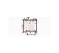VAN WEZEL - Radiateur refroidissement moteur 52002082 - Réf. 52002082