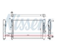 Radiateur Moteur Radiateur Auto NISSENS Pour Audi A4 8D2 B5 8D5 4B C5 VW