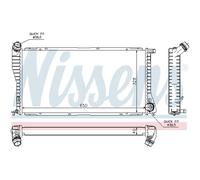 Radiateur Moteur Radiateur Auto NISSENS Pour BMW 5 Séries Touring E39 E38