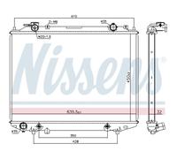 Radiateur Moteur Radiateur Auto NISSENS Pour Ford Ranger ES ET TU Mazda BT-50
