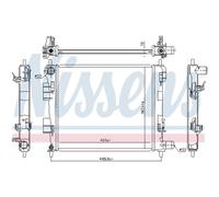 Radiateur Moteur Radiateur Auto NISSENS Pour Hyundai I10 BA IA I10 Berline