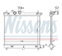 Radiateur Moteur Radiateur Auto NISSENS Pour Hyundai I10 IA PA