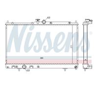 Radiateur d'eau Grille de radiateur soudée 628956 NISSENS pour MITSUBISHI