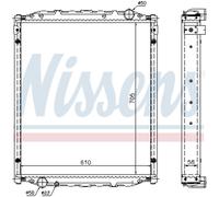 Radiateur Moteur Radiateur Automobile NISSENS 67220A Aluminium Ailettes Soudées
