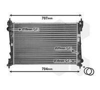 VAN WEZEL - Radiateur refroidissement moteur 17002312 - Réf. 17002312