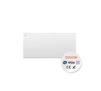Radiateur Mural 2000W Inertie Sèche Céramique IP24 Programable 15-20? CDHT20E