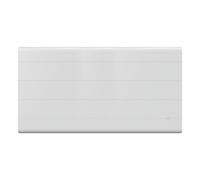 Radiateur mural à double cœur de chauffe Noirot blanc 2000W