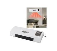 Radiateur mural électrique PTC 1800W - Chauffage salle de bain et chambre reversible avec ventilation naturelle et télécommande