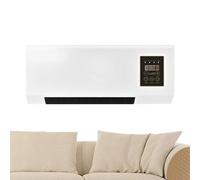 Radiateur Mural pour Salle de Bain - Souffleur Pour Chambre - Radiateur Mural Télécommandé Pour Intérieur Extérieur Dortoir Sous Sol Appartement Atelier Salon