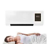 Radiateur Mural pour Salle de Bain,Souffleur Pour Chambre | Radiateur Mural Télécommandé Pour Intérieur Extérieur Dortoir Sous Sol Appartement Atelier Salon
