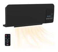 Radiateur mural soufflant 2000 W max. - chauffage céramique PTC - température réglable, timer, oscillation - télécommande incluse noir Noir G