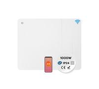 CIARRA Radiateur Électrique Connecté Inertie Sèche Céramique + Film 1000W WiFi Chauffage Fixé Programmable LCD Thermostat