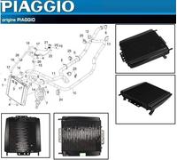 Radiateur Neuf d'Origine Gilera Fuoco 500 207-2013 eq 653468 / 1B001908