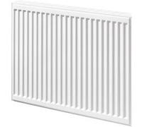 Radiateur panneau acier COMPACT ALL IN (21) - H : 700 mm - L : 700 mm - 1071 W - Blanc S Blanc G