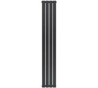 Radiateur Plat à 1 Colonne 1800 x 280 mm en Acier Gris Anthracite Verticale Anthracite