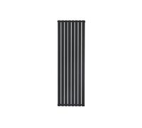Radiateur Plat à 1 Colonne 1800 x 560 mm en Acier Noir Verticale