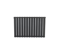 Radiateur Plat à 1 Colonne 600 x 910 mm en Acier Gris Anthracite Horizontale Anthracite