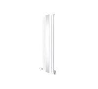 Radiateur Plat avec Miroir & Valves - 1800mm x 425mm - Blanc