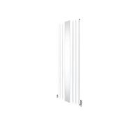 Radiateur Plat avec Miroir & Valves - 1800mm x 565mm - Blanc