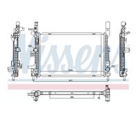 Radiateur Pour Ford Focus III Turnier Tourneo Connect/Grand DM2