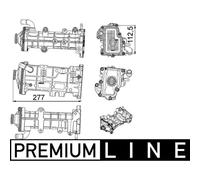 Radiateur, réaspiration des gaz d'échappement MAHLE CE 23 000P