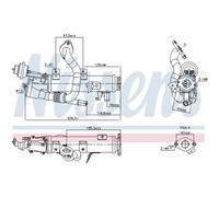 Radiateur, réaspiration des gaz d'échappement NISSENS 989448