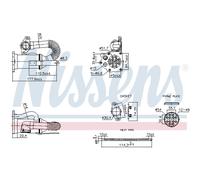 Radiateur, réaspiration des gaz d'échappement NISSENS NIS 989453