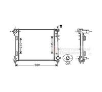 Radiateur, Refroidissement Du Moteur Fiat Panda De 12/2013 À Aujourd'hui