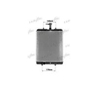 Radiateur Refroidissement Du Moteur Frigair 0103.3068 pour Renault Toyota