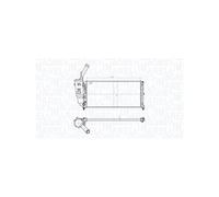 Radiateur, refroidissement du moteur MAGNETI MARELLI 350213161000