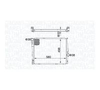 MAGNETI MARELLI 350213163600 Radiateur du moteur