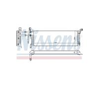 NISSENS 606087 Radiateur, refroidissement du moteur pour VW