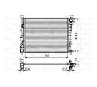 VALEO 735634 Radiateur du moteur