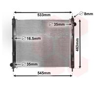 VAN WEZEL 33002385 Radiateur du moteur